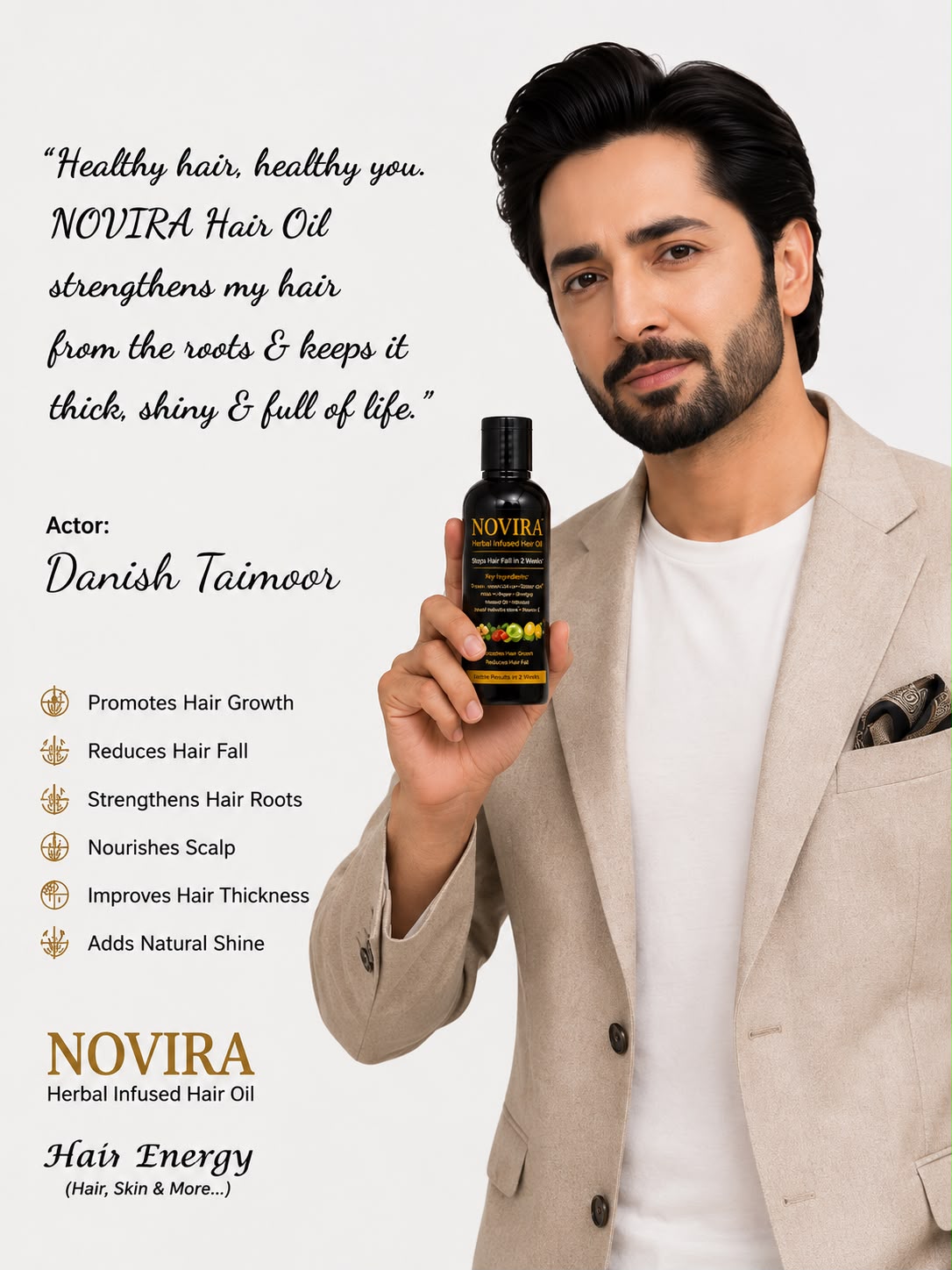 Novira herbal infused hair oil